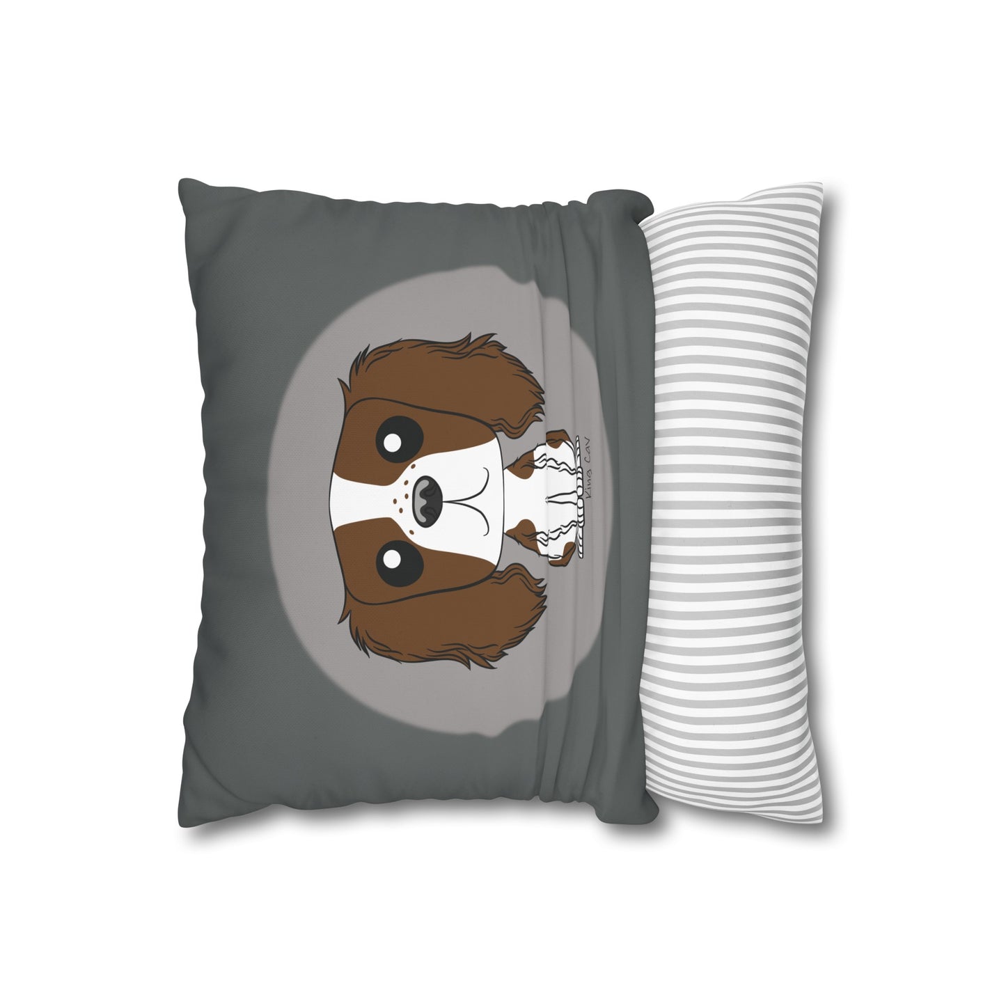 King Cav - Square Poly Canvas Pillowcase