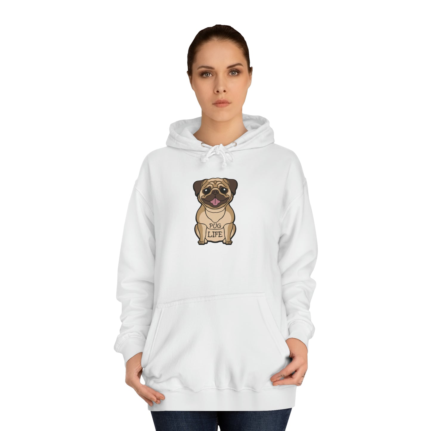 Pug Life - Unisex College Hoodie