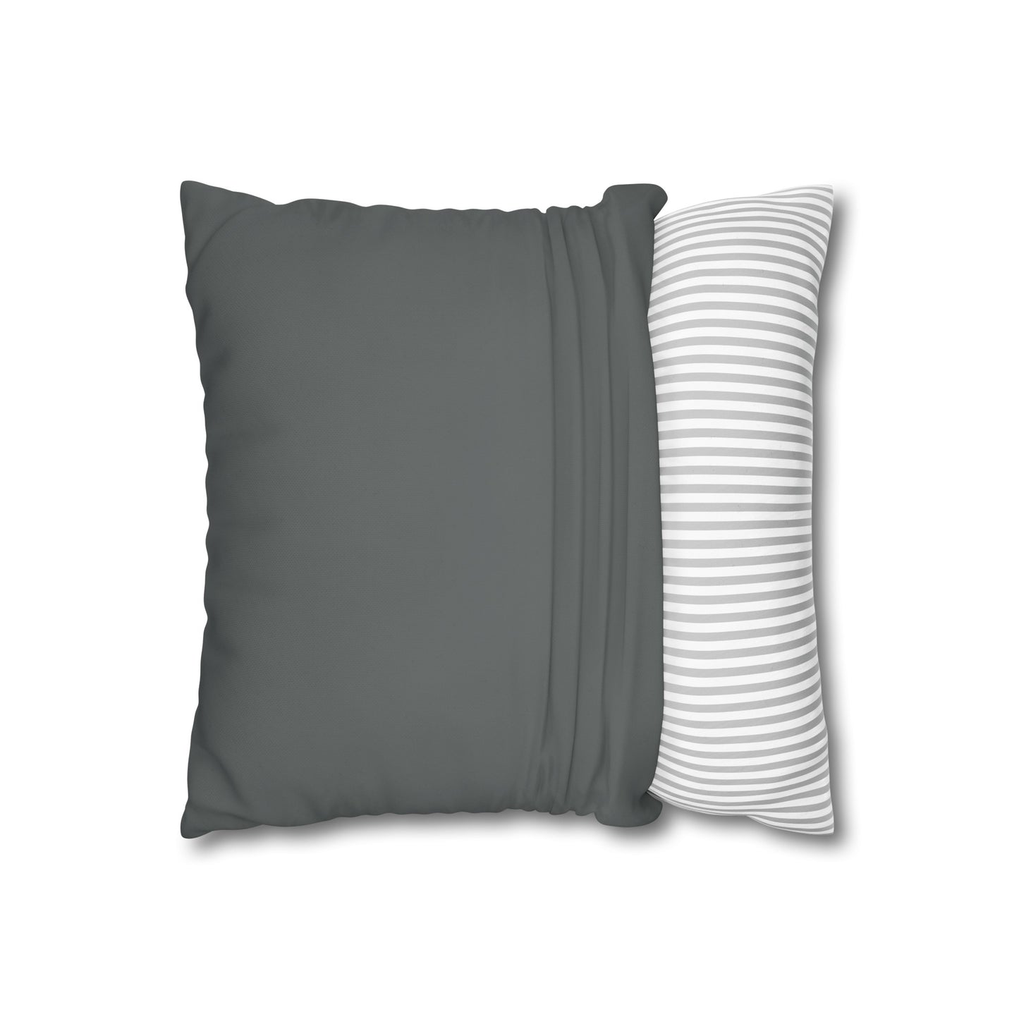 Dog Dad (Black) - Square Poly Canvas Pillowcase