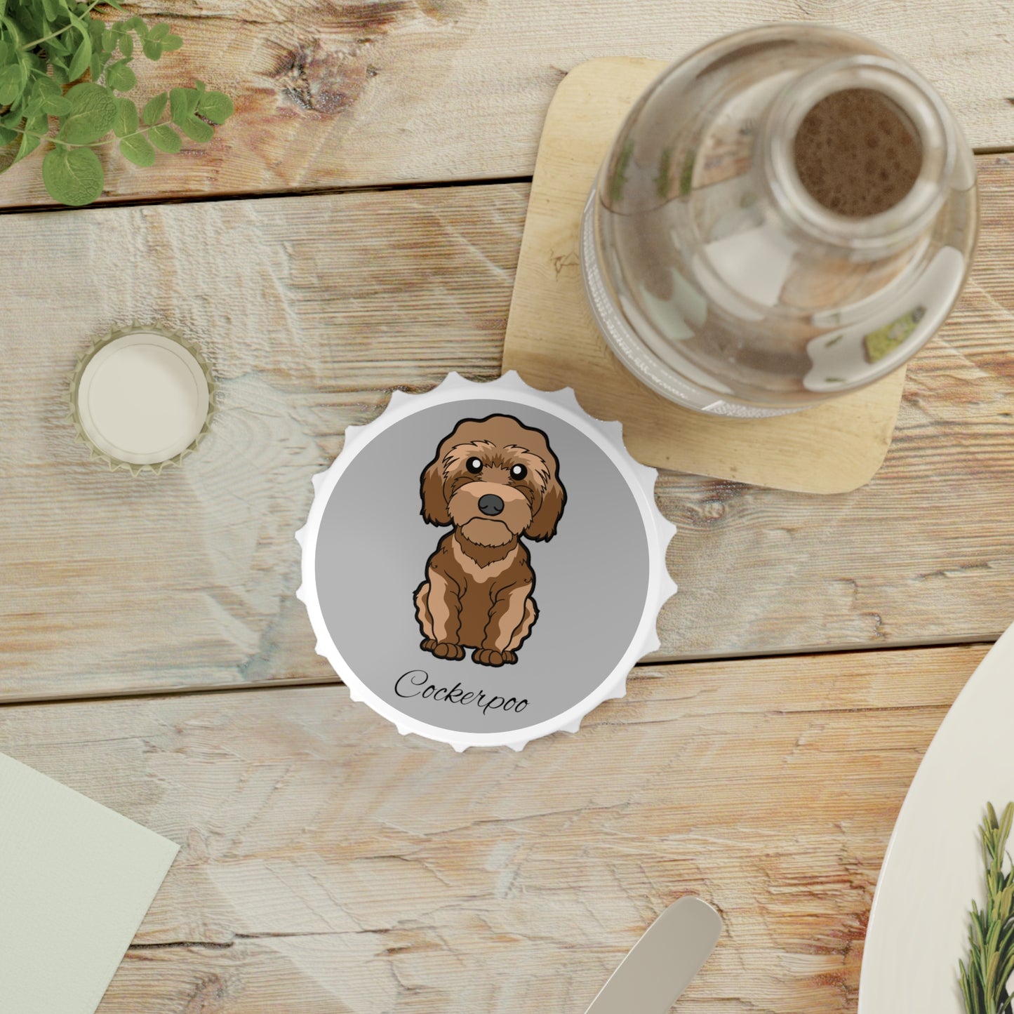 Cockerpoo - Fridge Magnet & Bottle Opener