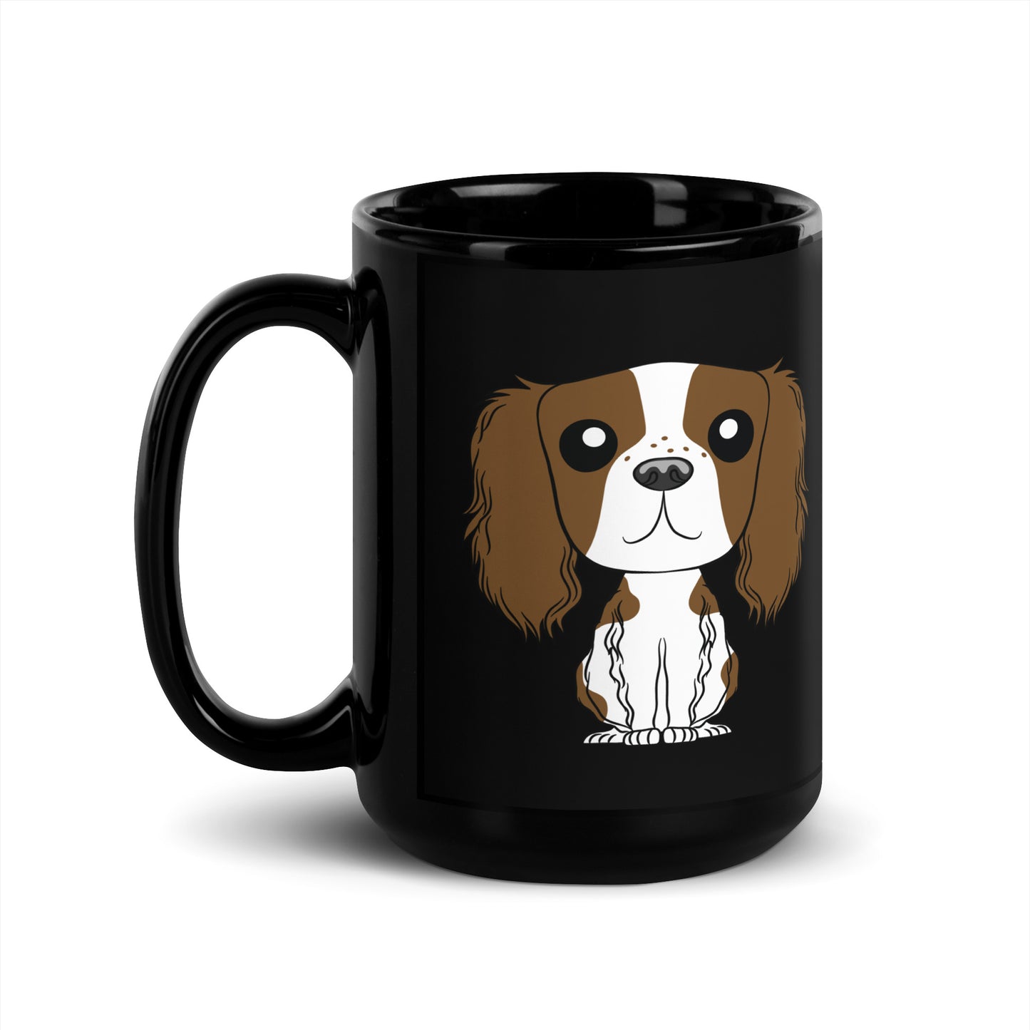 King Cav 'I Love My Cav' Black Glossy Mug