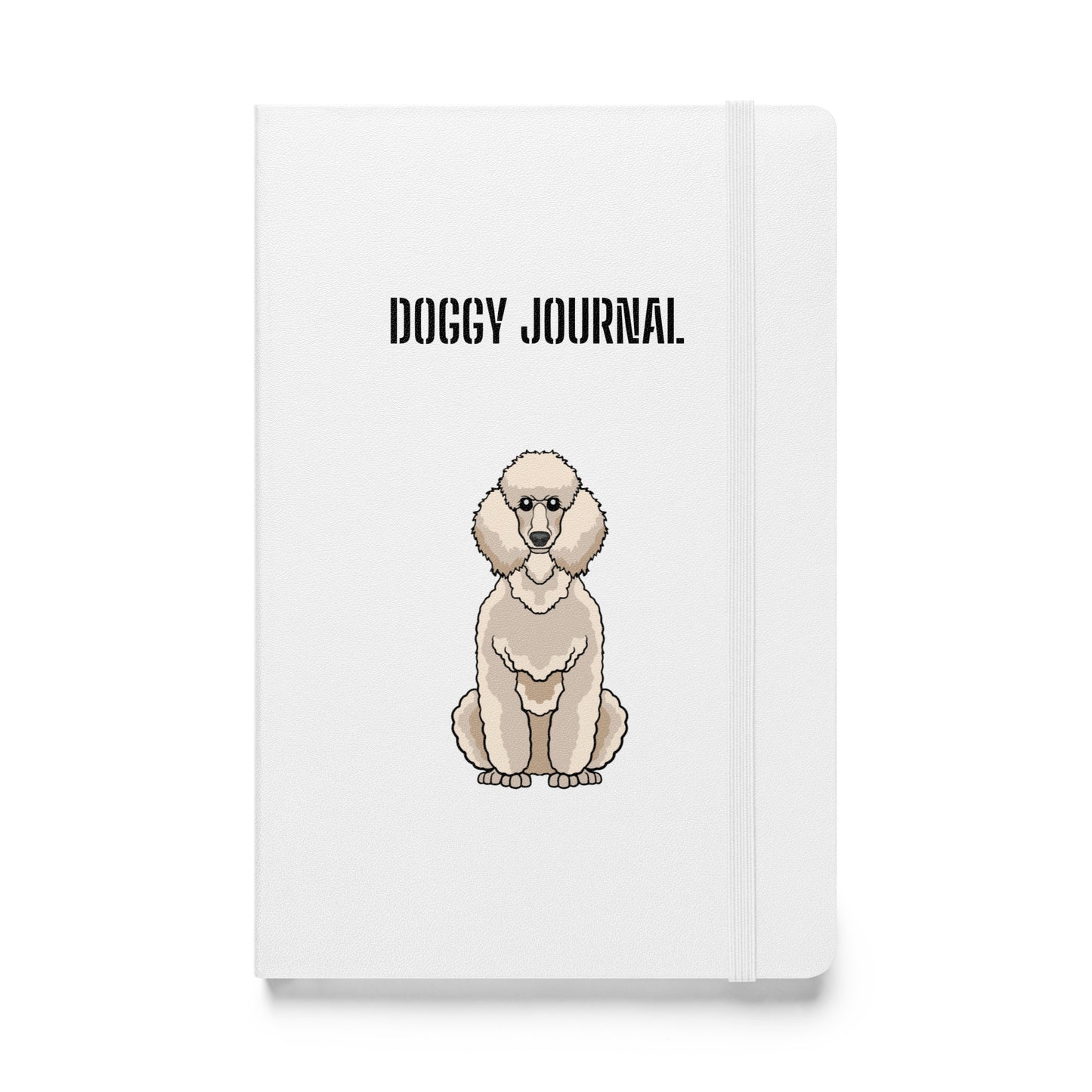 Poodle - Hardcover bound notebook