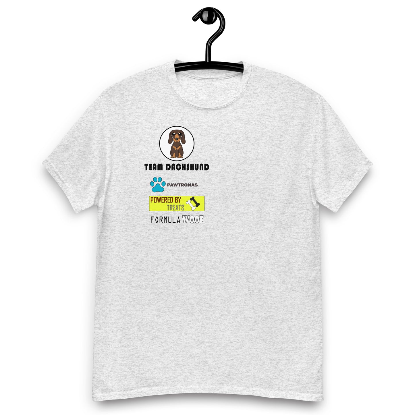 Dachshund 'Formula Woof' Men's classic tee