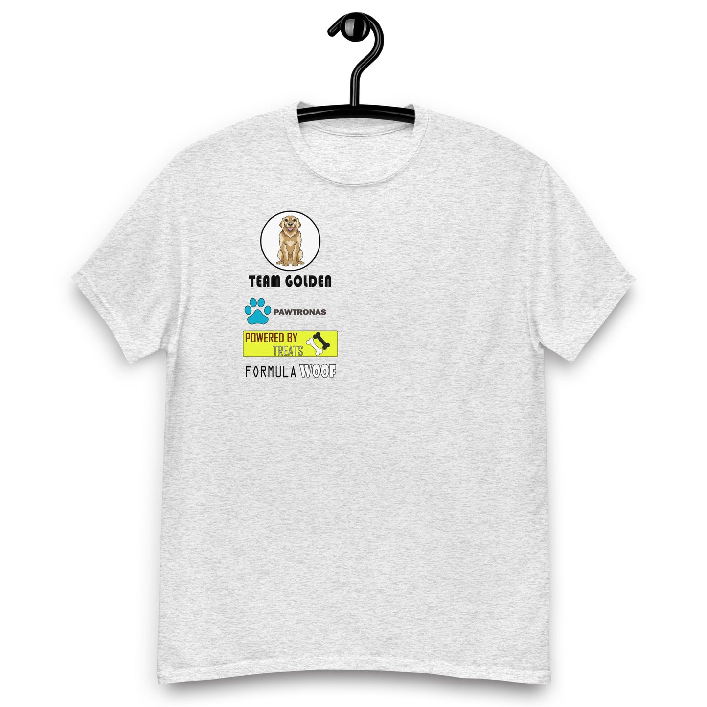 Golden Retriever 'Formula Woof' Men's classic tee