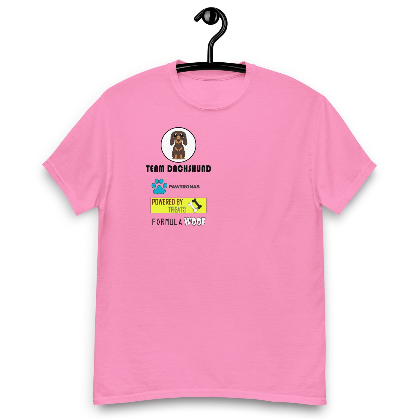 Dachshund 'Formula Woof' Men's classic tee