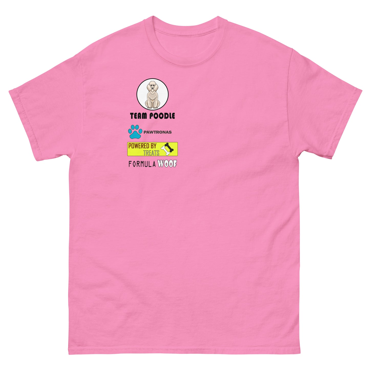 Poodle 'Formula Woof' Men's classic tee