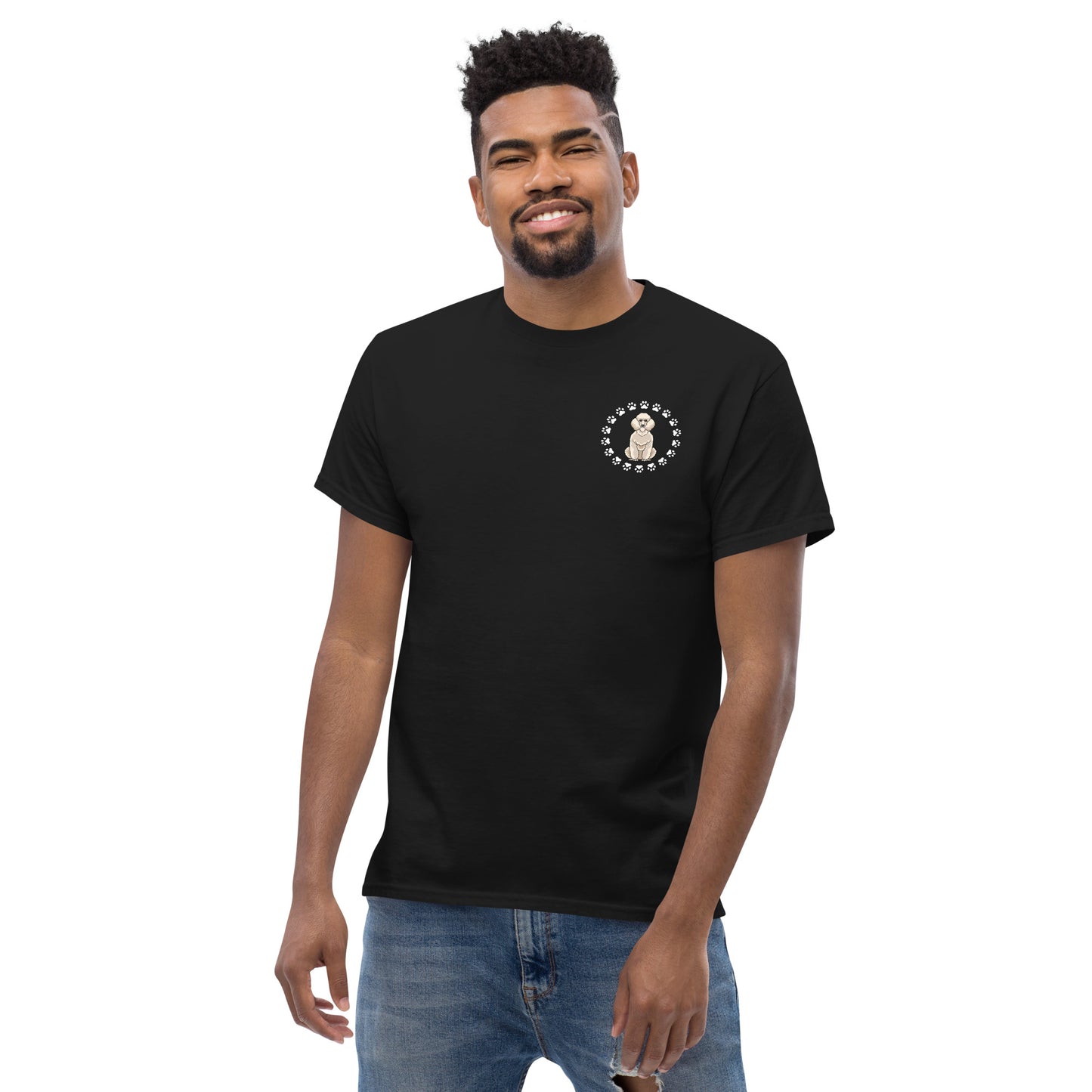 Poodle Dog Paw Logo - Men's classic tee