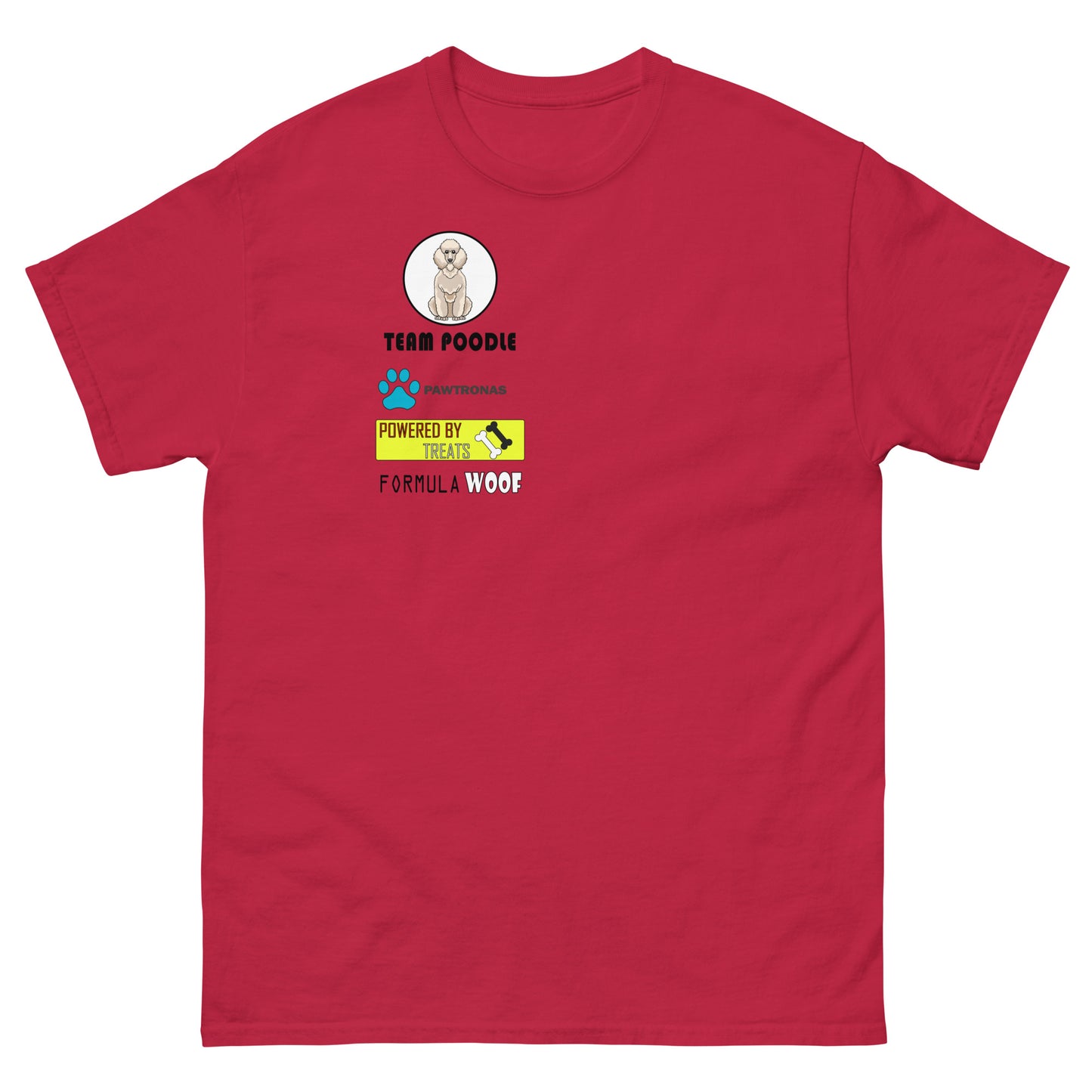 Poodle 'Formula Woof' Men's classic tee