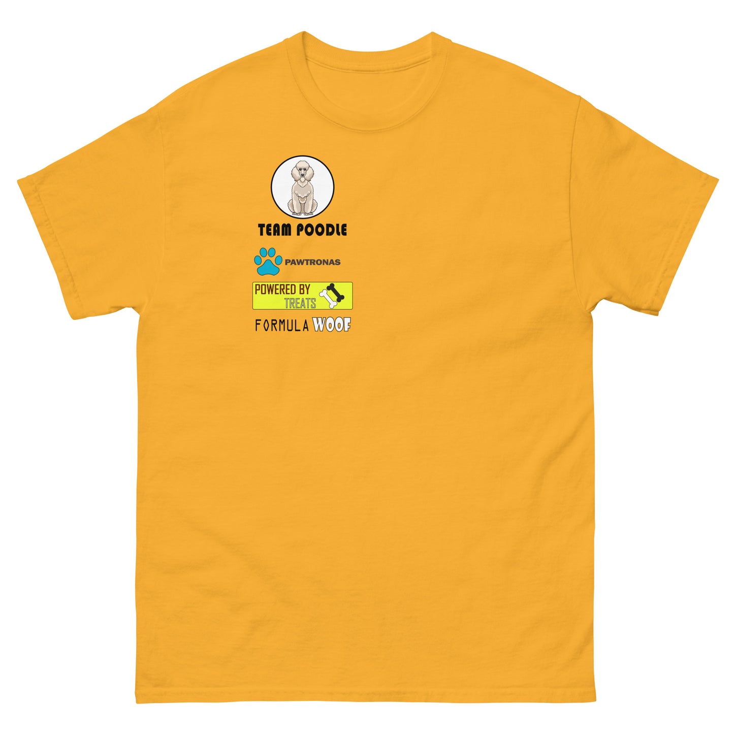 Poodle 'Formula Woof' Men's classic tee