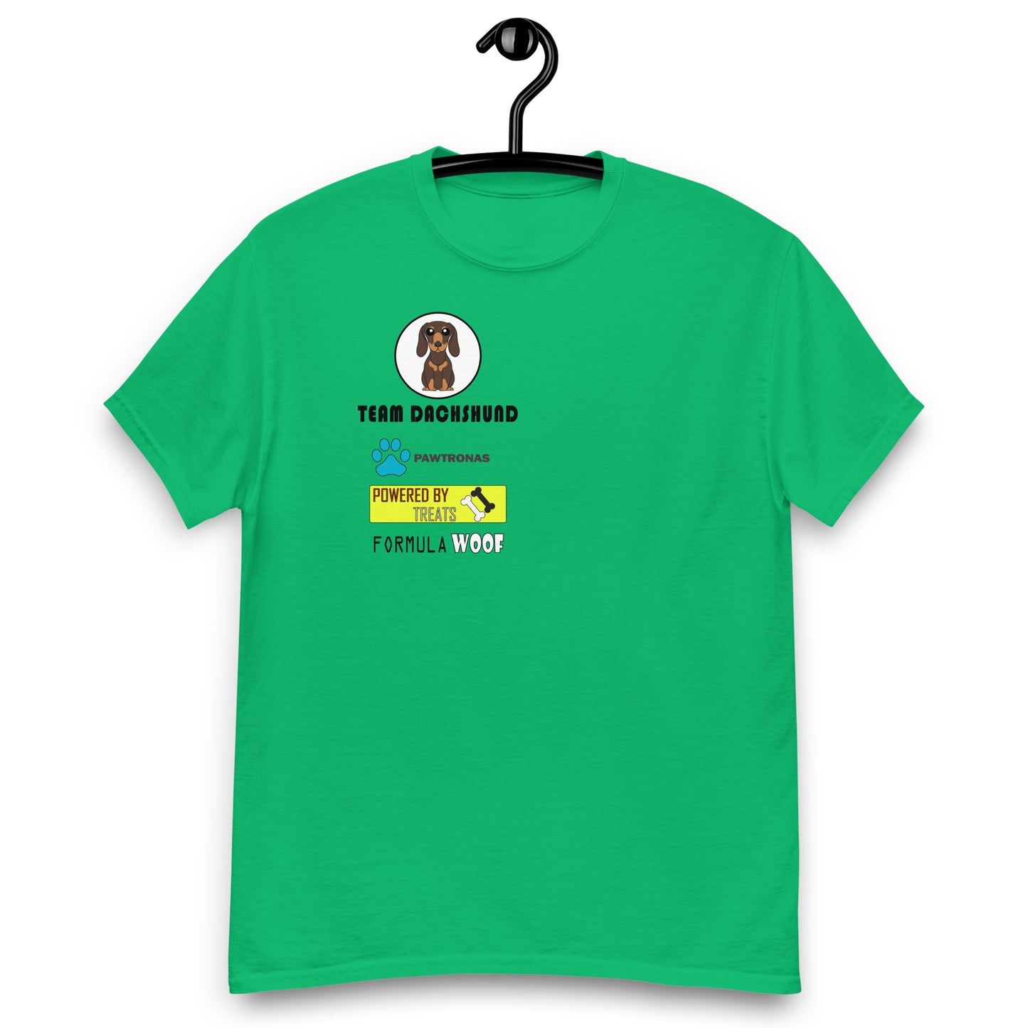 Dachshund 'Formula Woof' Men's classic tee
