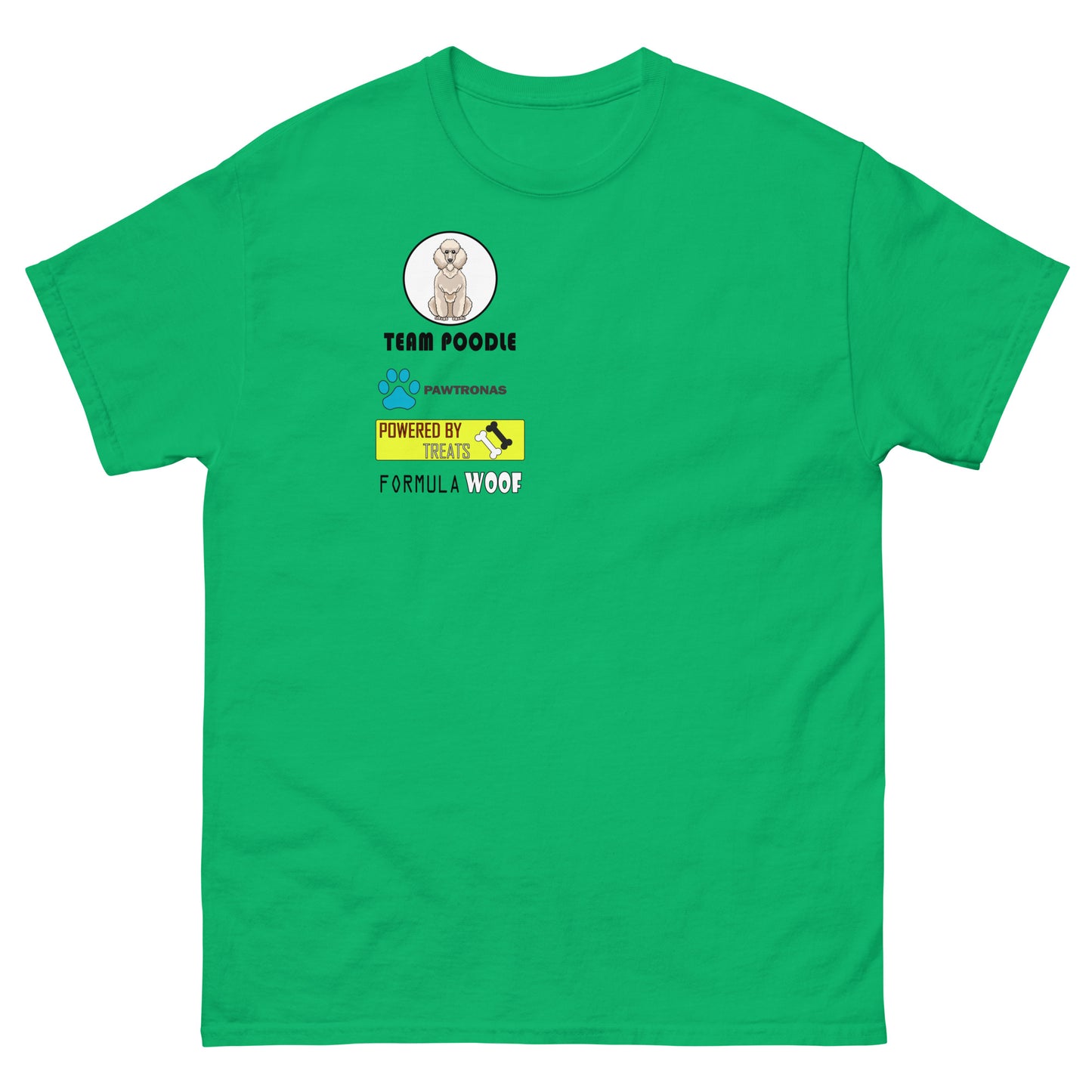 Poodle 'Formula Woof' Men's classic tee