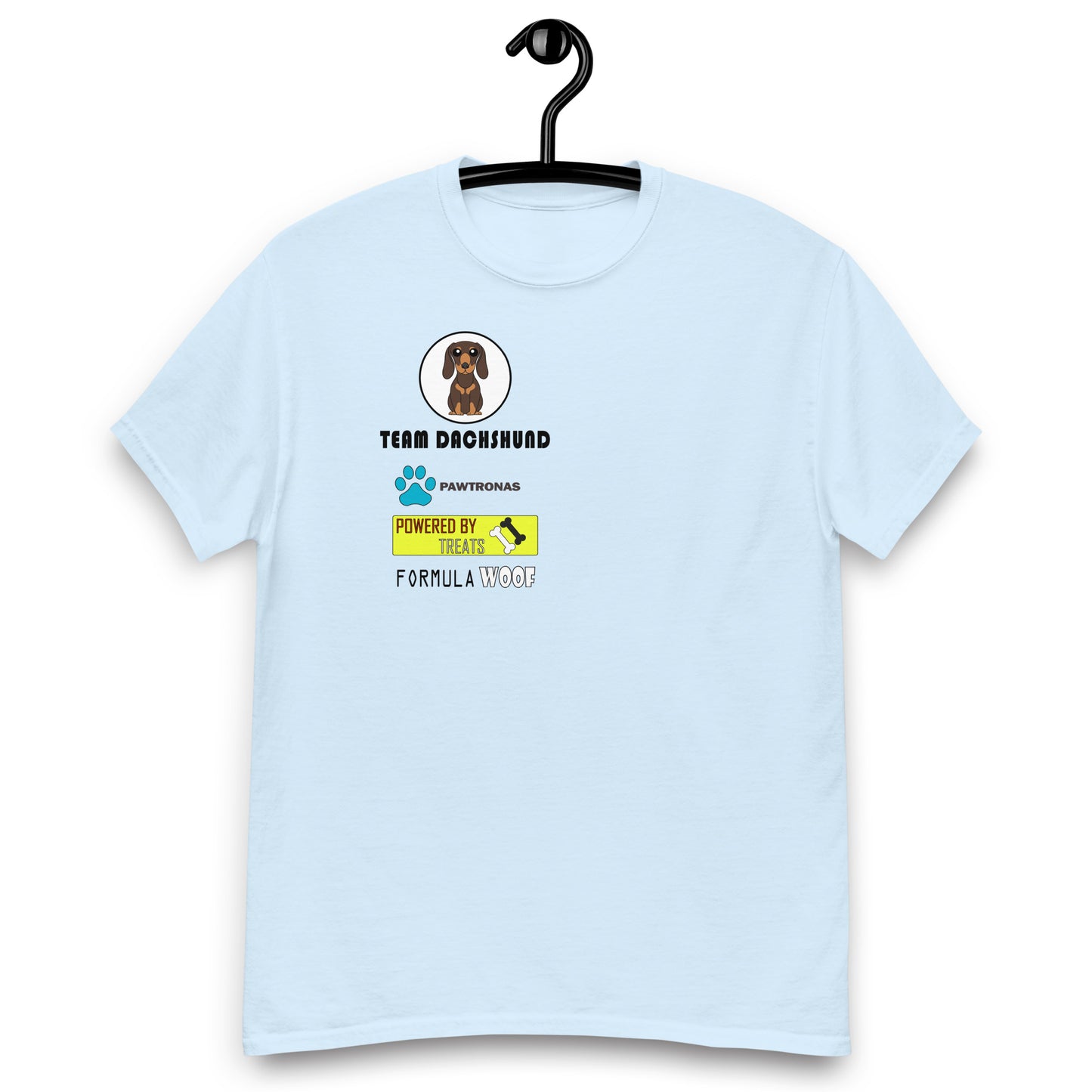 Dachshund 'Formula Woof' Men's classic tee