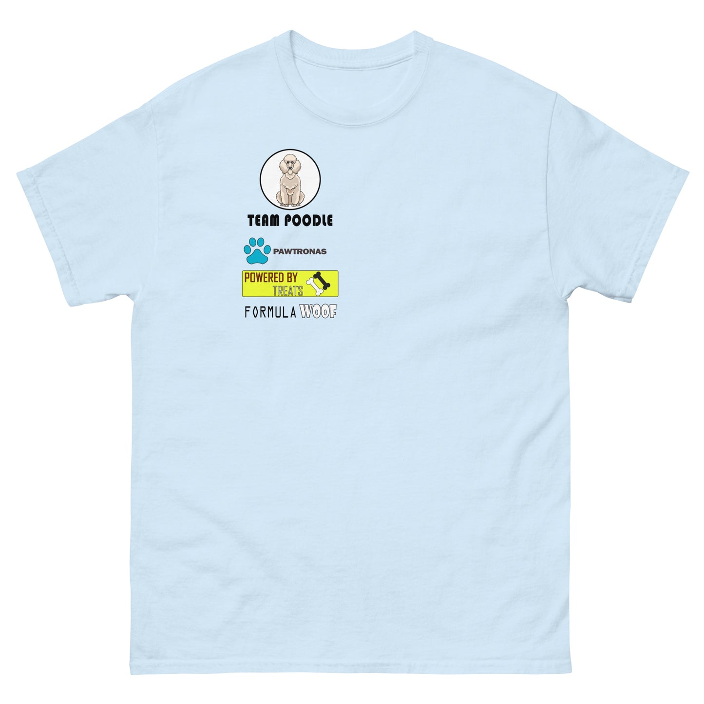 Poodle 'Formula Woof' Men's classic tee