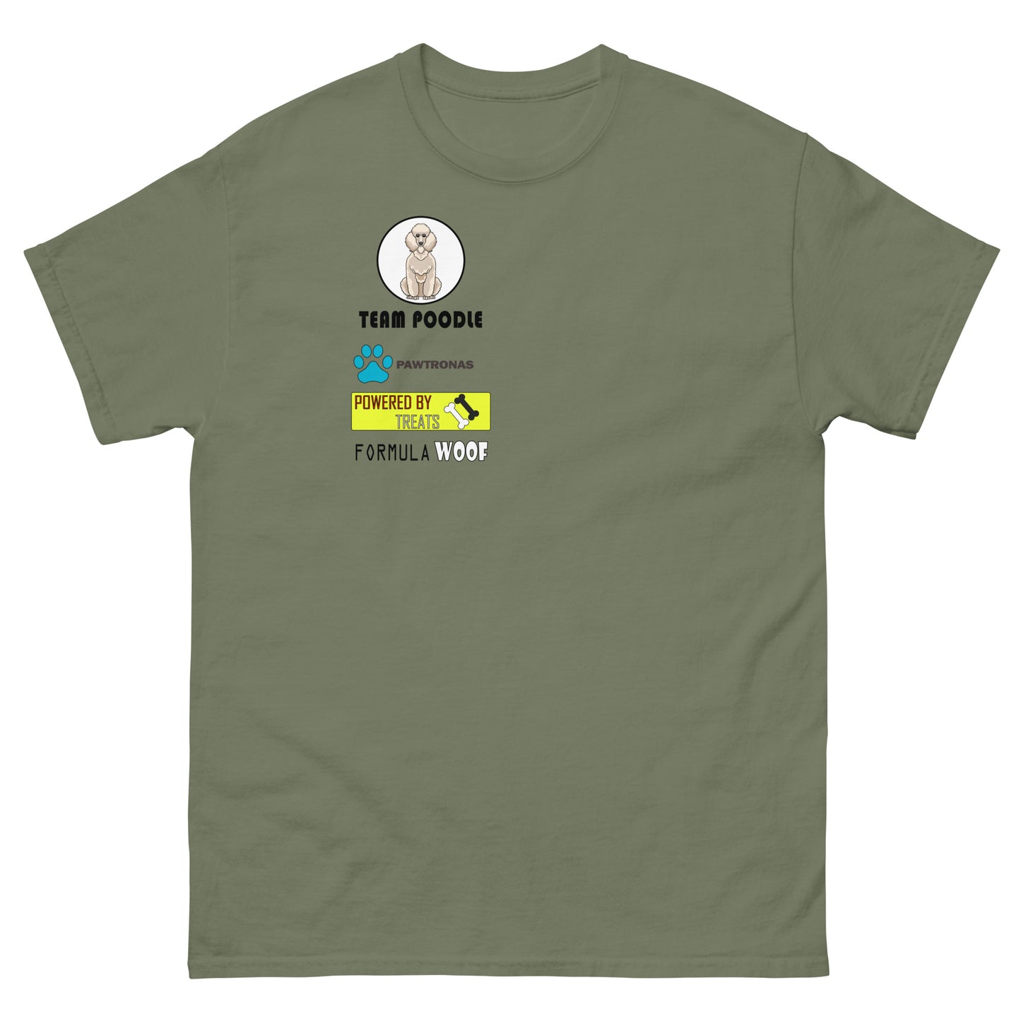 Poodle 'Formula Woof' Men's classic tee