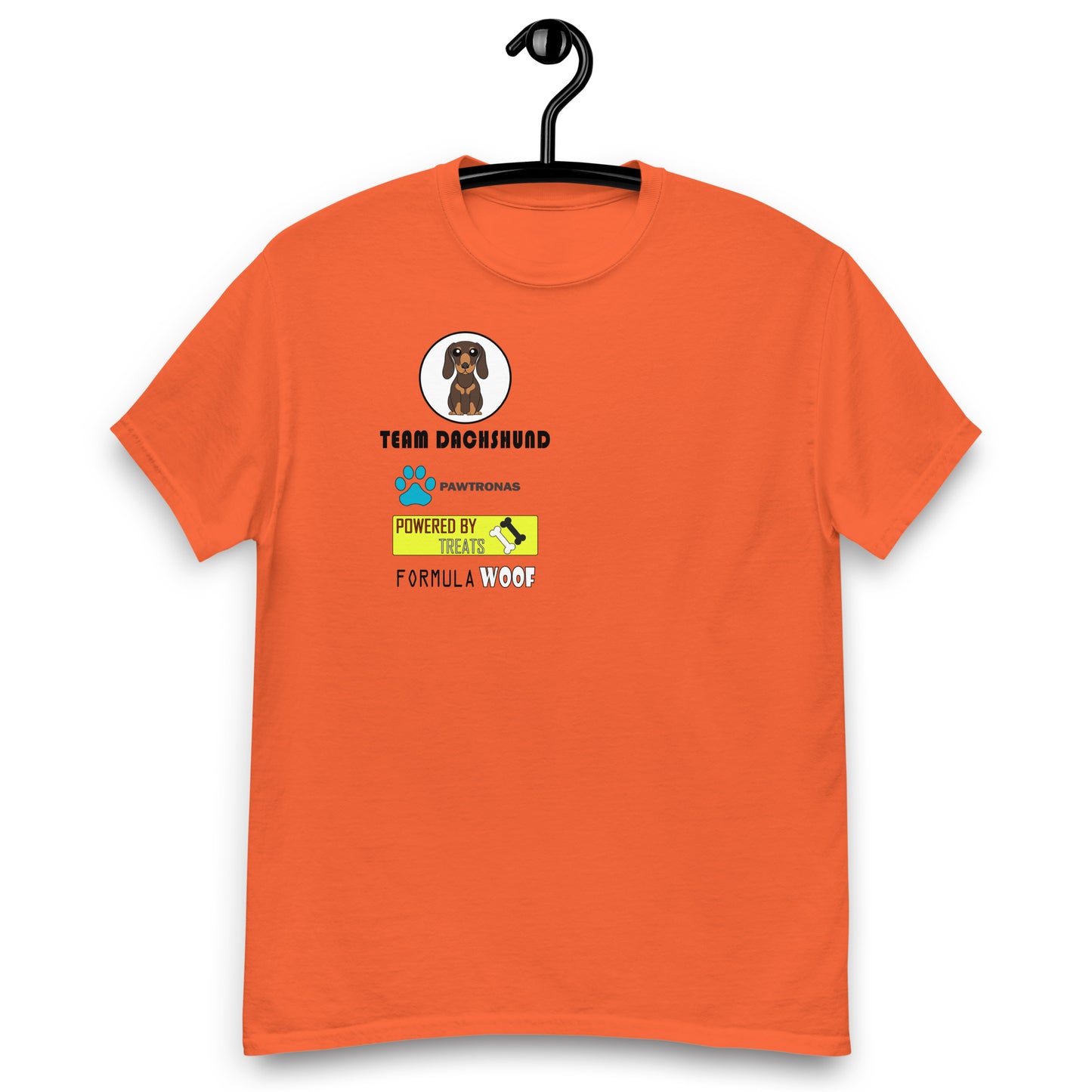 Dachshund 'Formula Woof' Men's classic tee