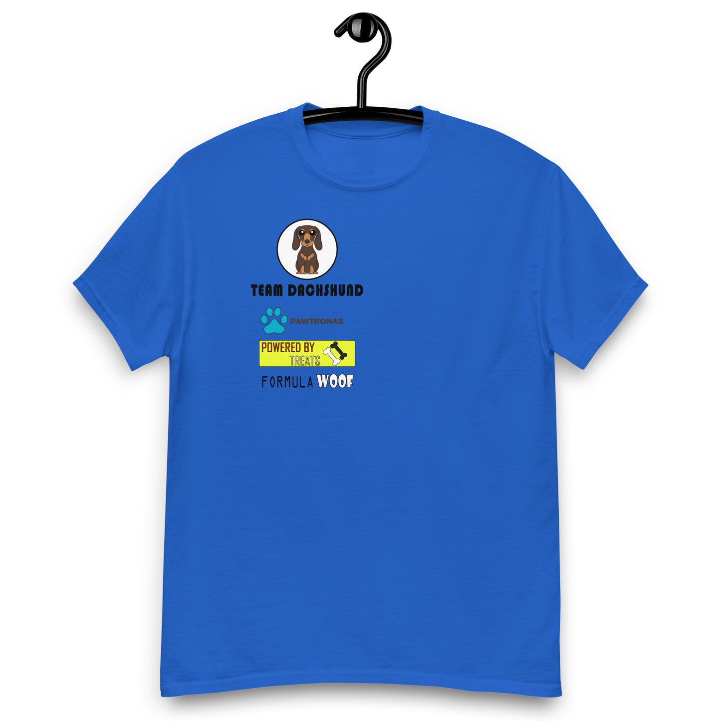 Dachshund 'Formula Woof' Men's classic tee