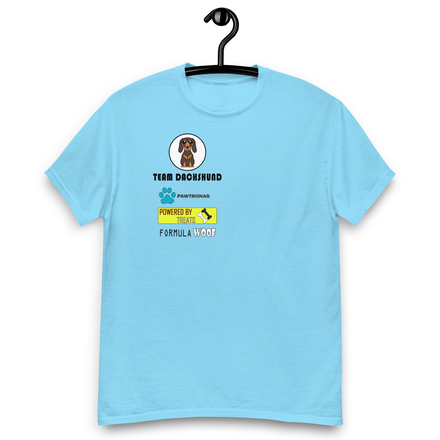 Dachshund 'Formula Woof' Men's classic tee