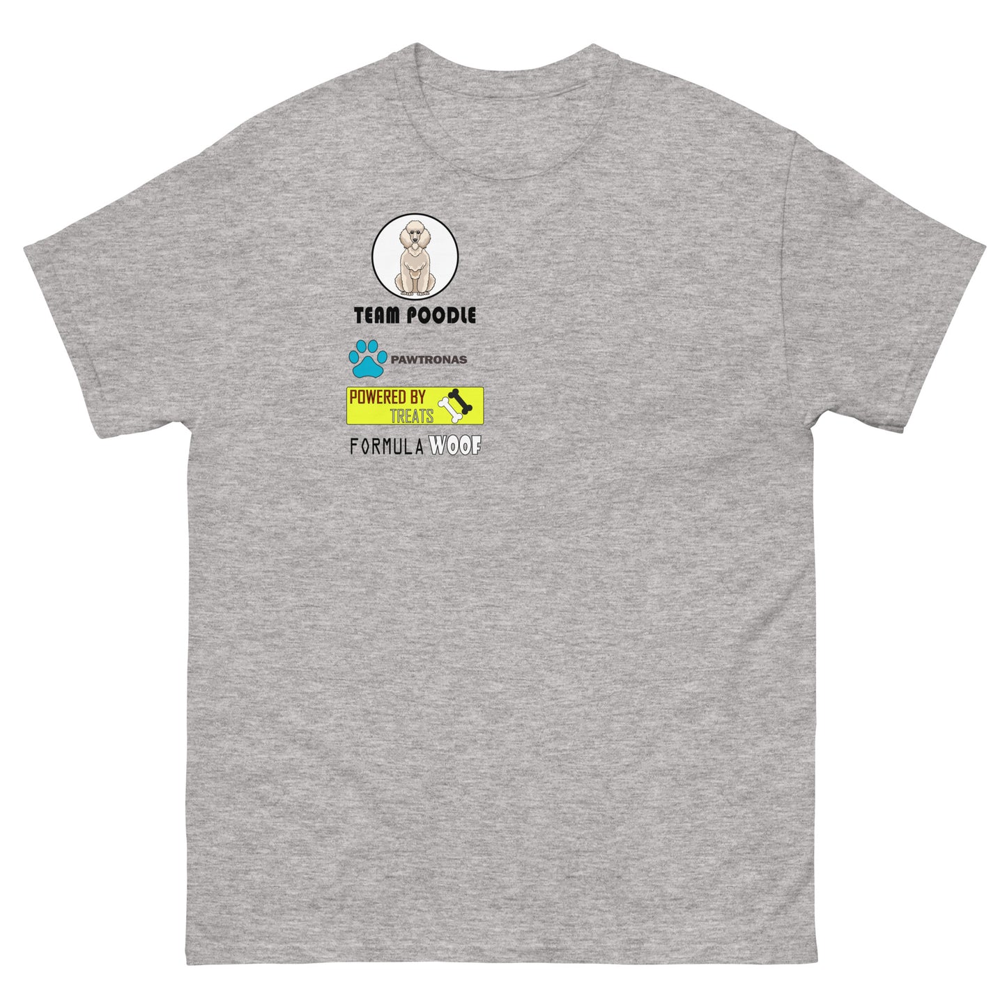 Poodle 'Formula Woof' Men's classic tee