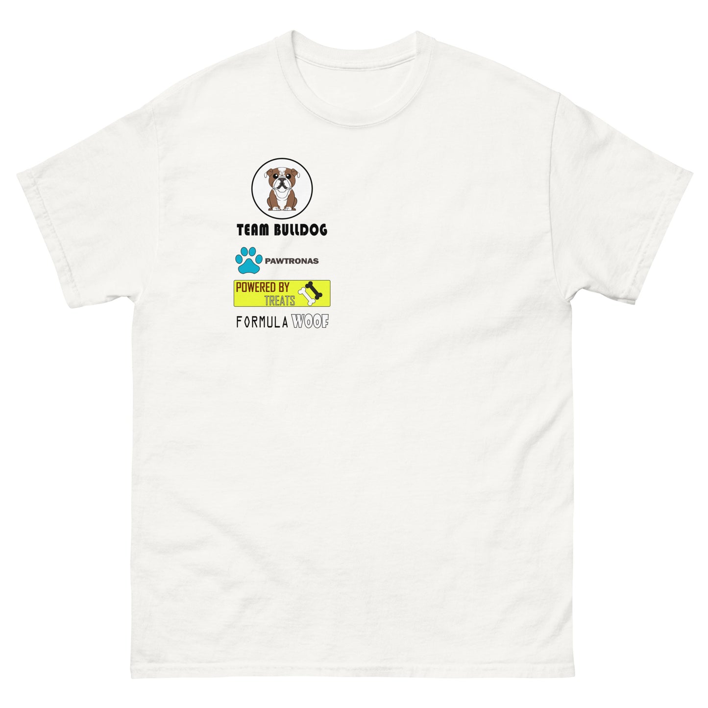 Bulldog 'Formula Woof' Men's classic tee