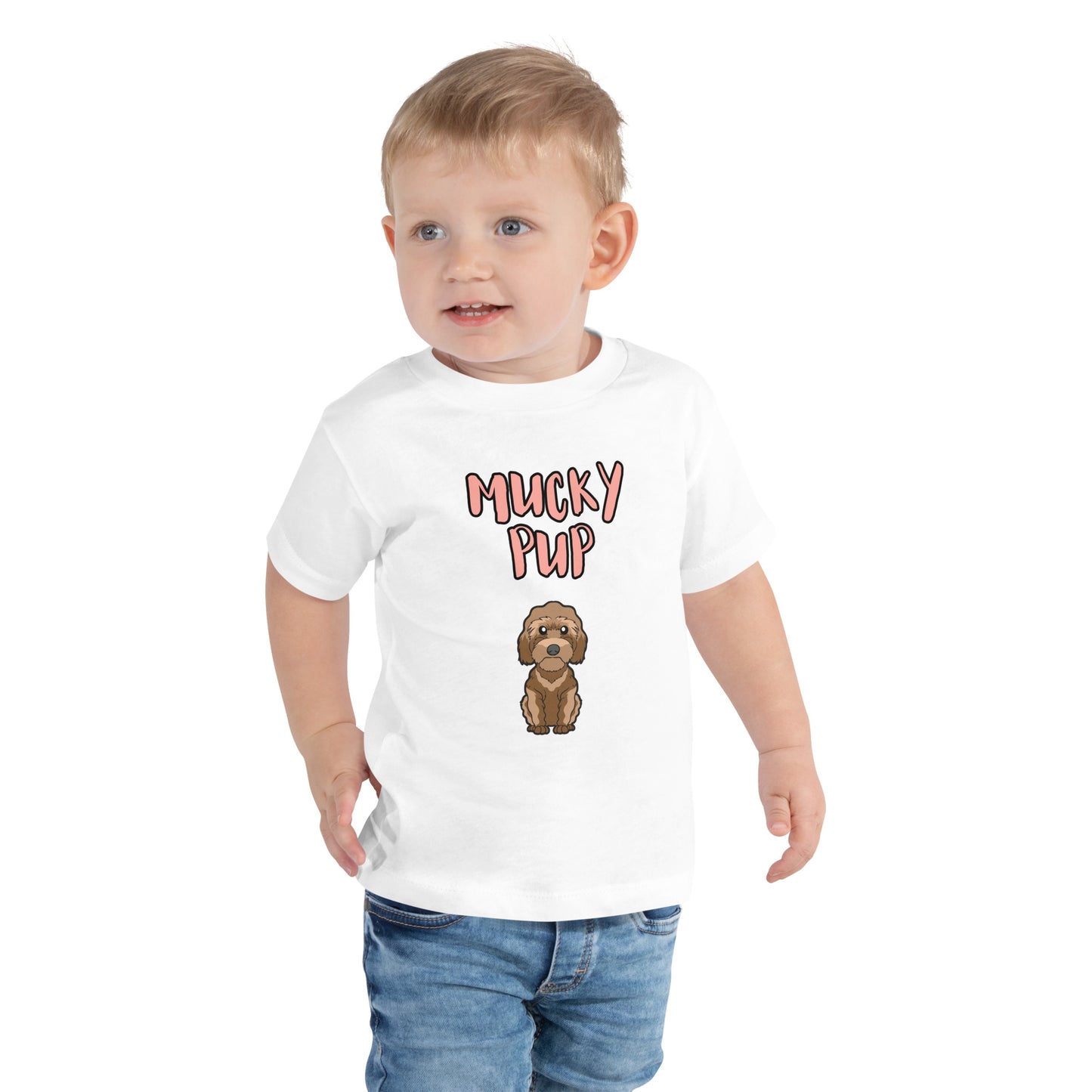 Cockerpoo-Mucky Pup-Toddler Short Sleeve Tee
