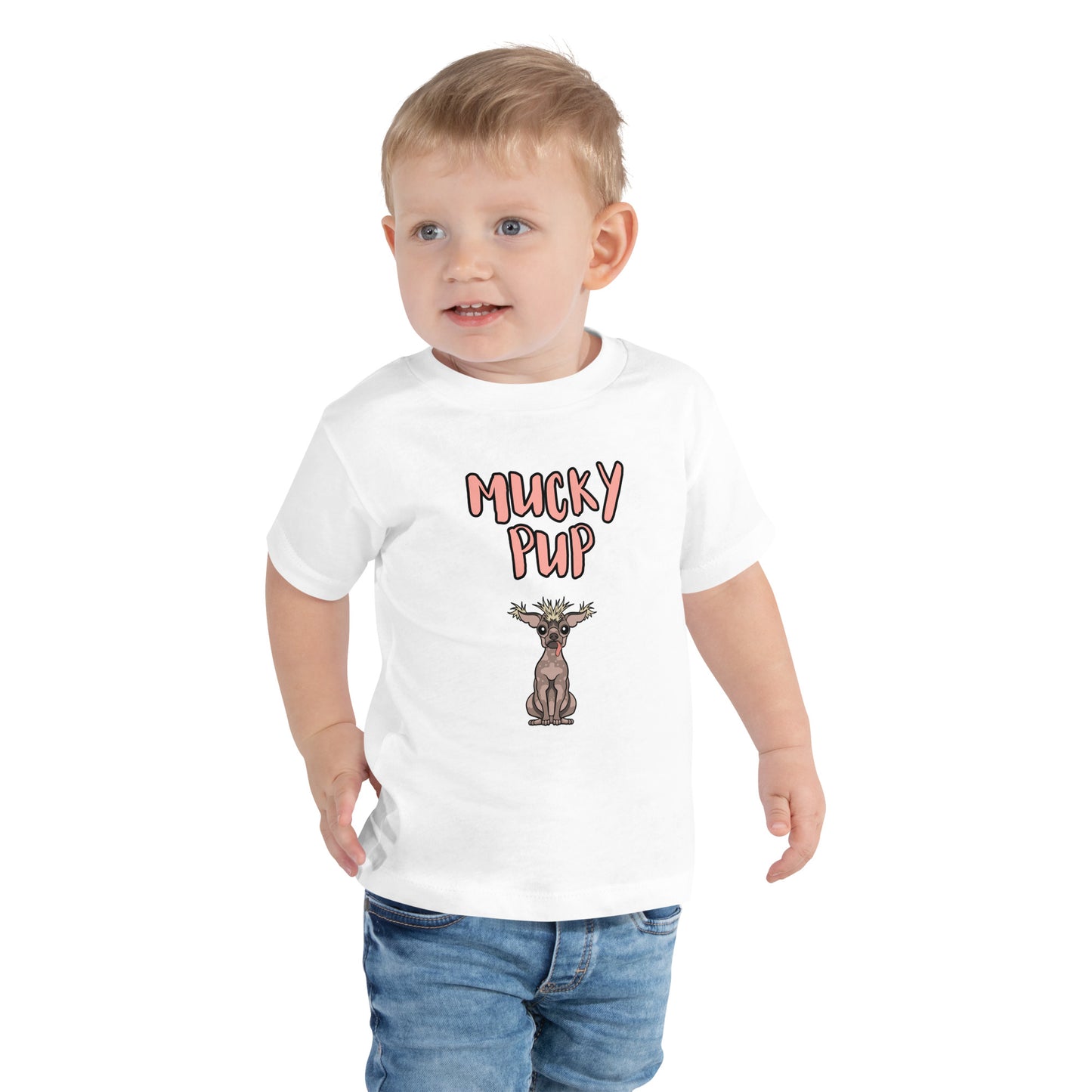 Fugly Mutt-Mucky Pup-Toddler Short Sleeve Tee