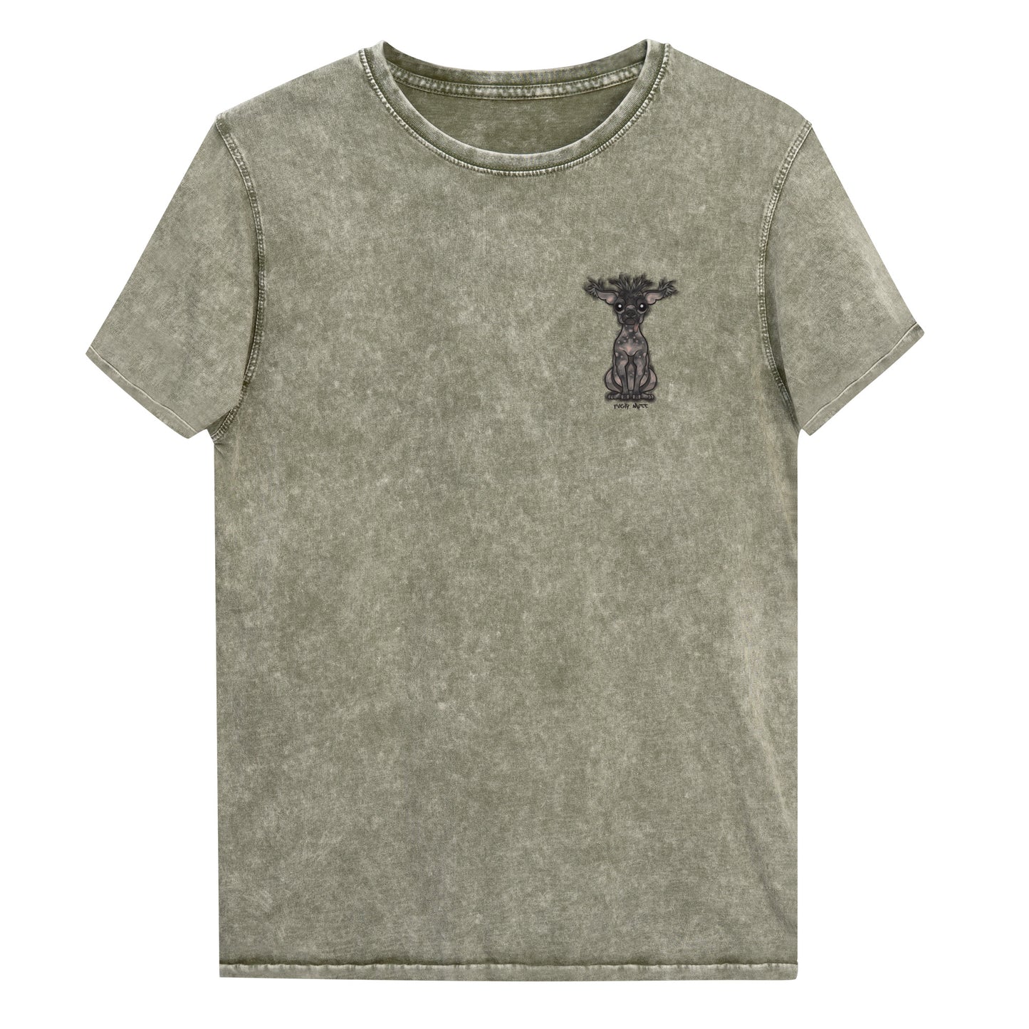 Fugly Mutt-Denim T-Shirt