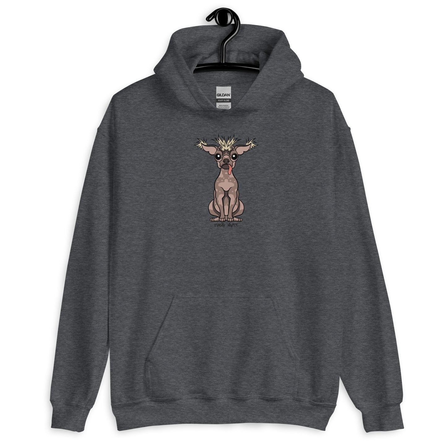 Fugly Mutt (Large Print) Unisex Hoodie