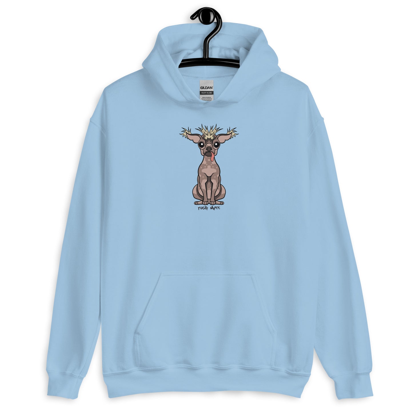 Fugly Mutt (Large Print) Unisex Hoodie