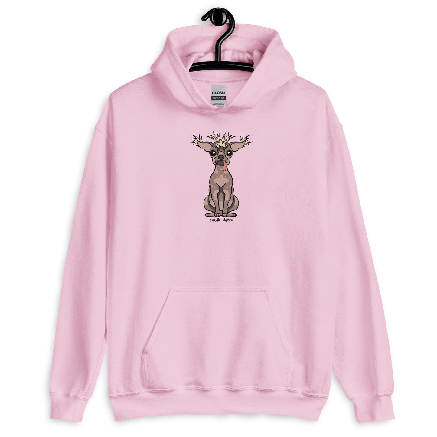 Fugly Mutt (Large Print) Unisex Hoodie