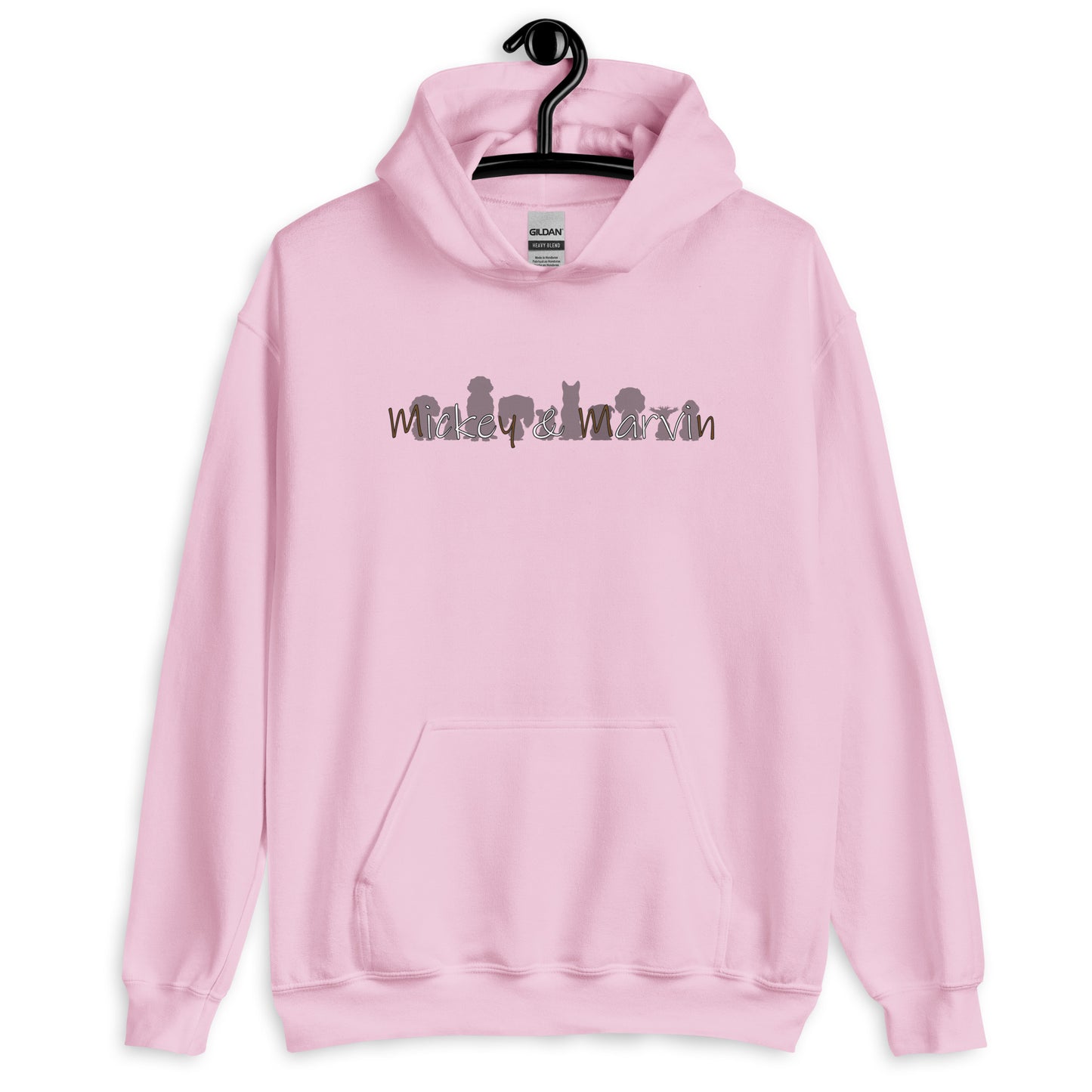 Mickey & Marvin (Large Print) Unisex Hoodie