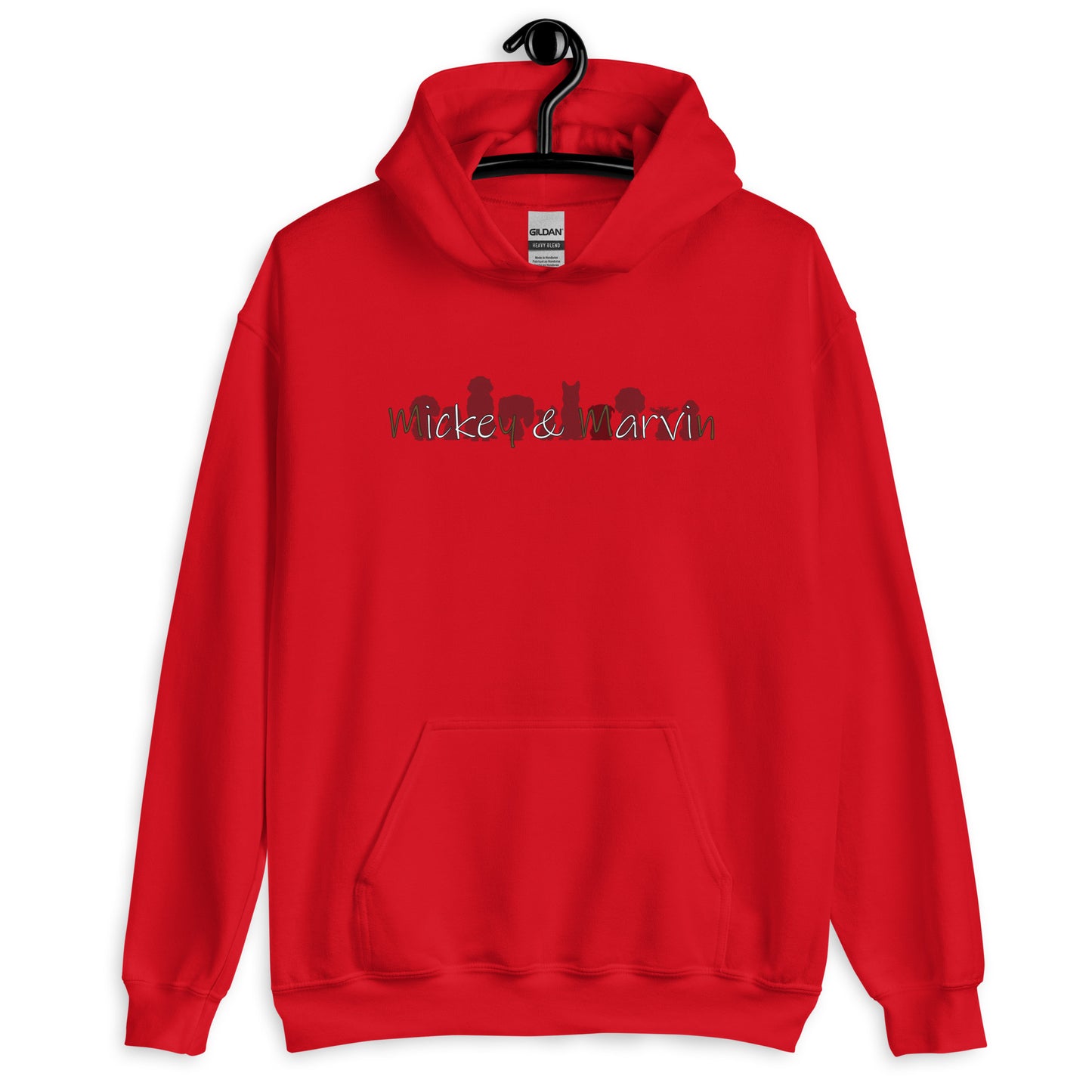 Mickey & Marvin (Large Print) Unisex Hoodie