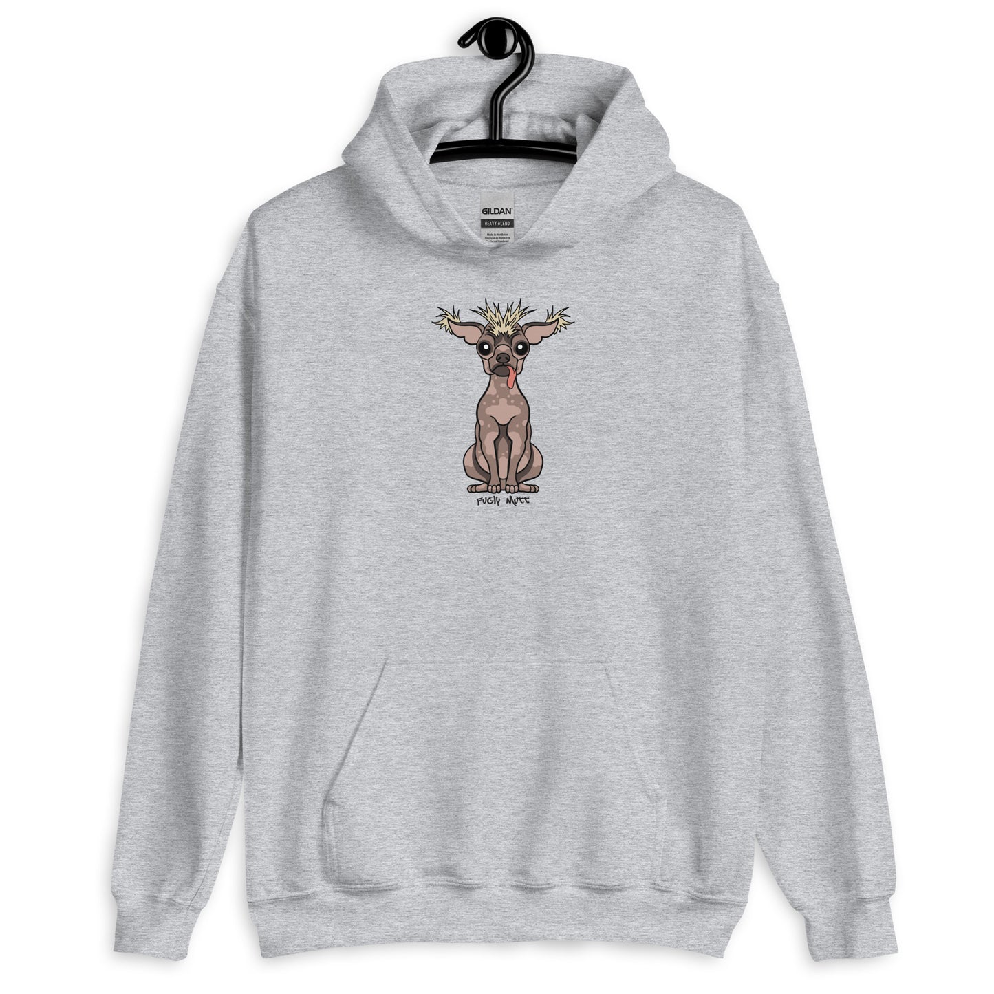 Fugly Mutt (Large Print) Unisex Hoodie