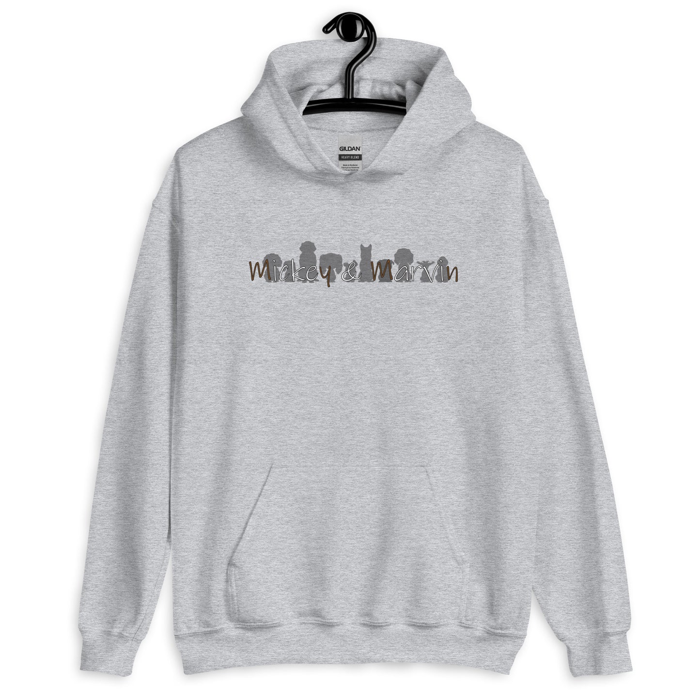 Mickey & Marvin (Large Print) Unisex Hoodie