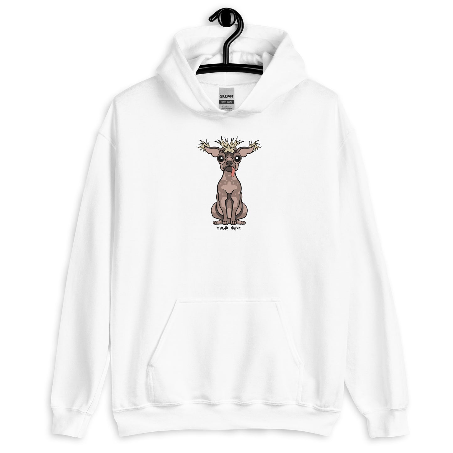 Fugly Mutt (Large Print) Unisex Hoodie