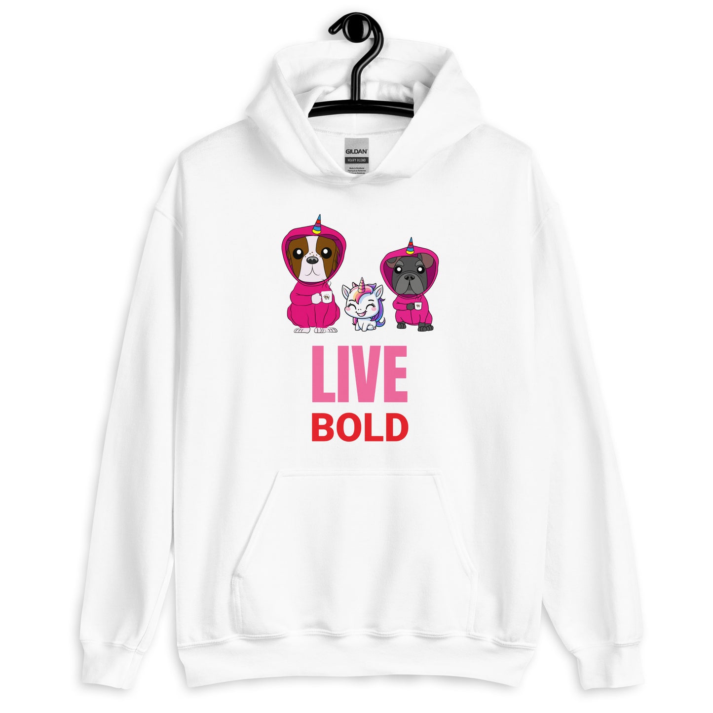 Mickey & Marvin LIVE BOLD Womens Hoodie