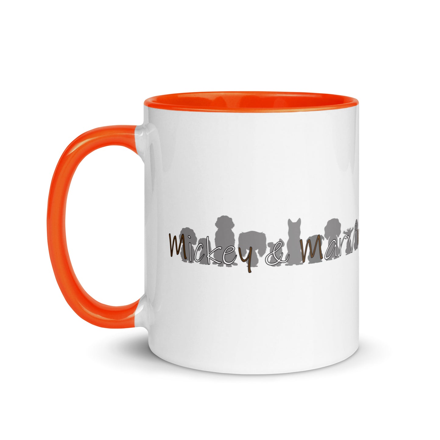 Frenchie 'Killing It' Mug with Color Inside