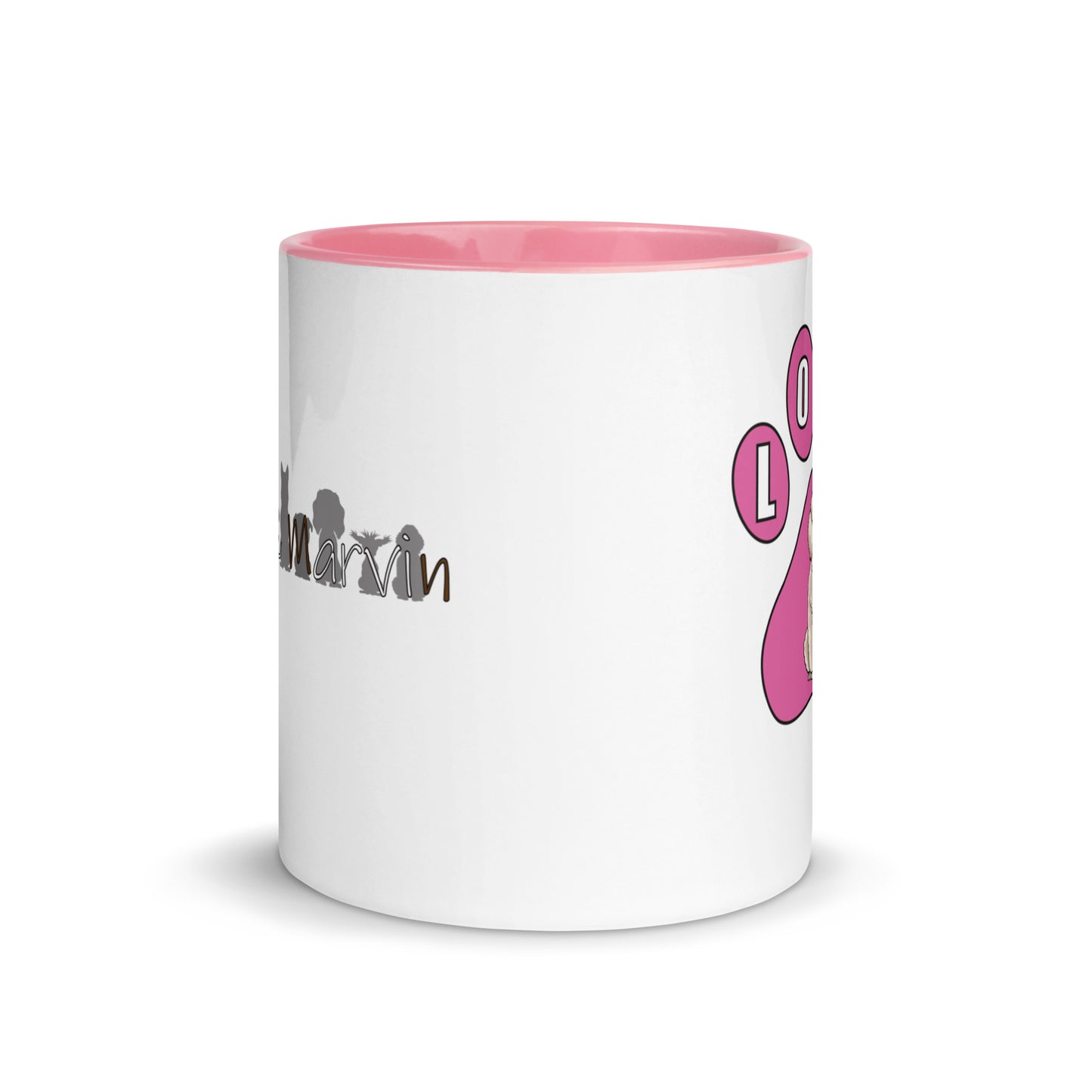 Poodle Love Mug with Color Inside