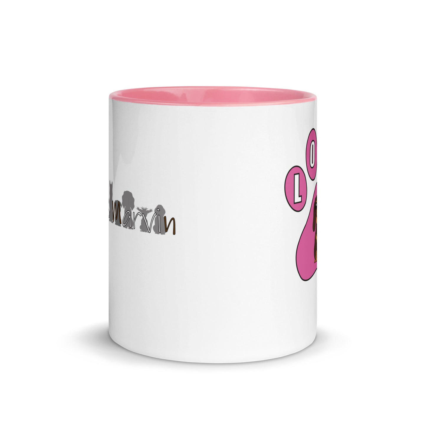 Dachshund Love Mug with Color Inside