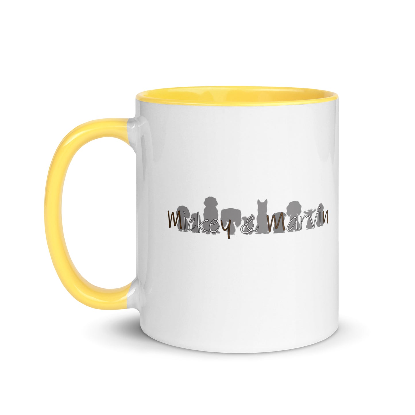 I Love My Pooch Mug with Color Inside