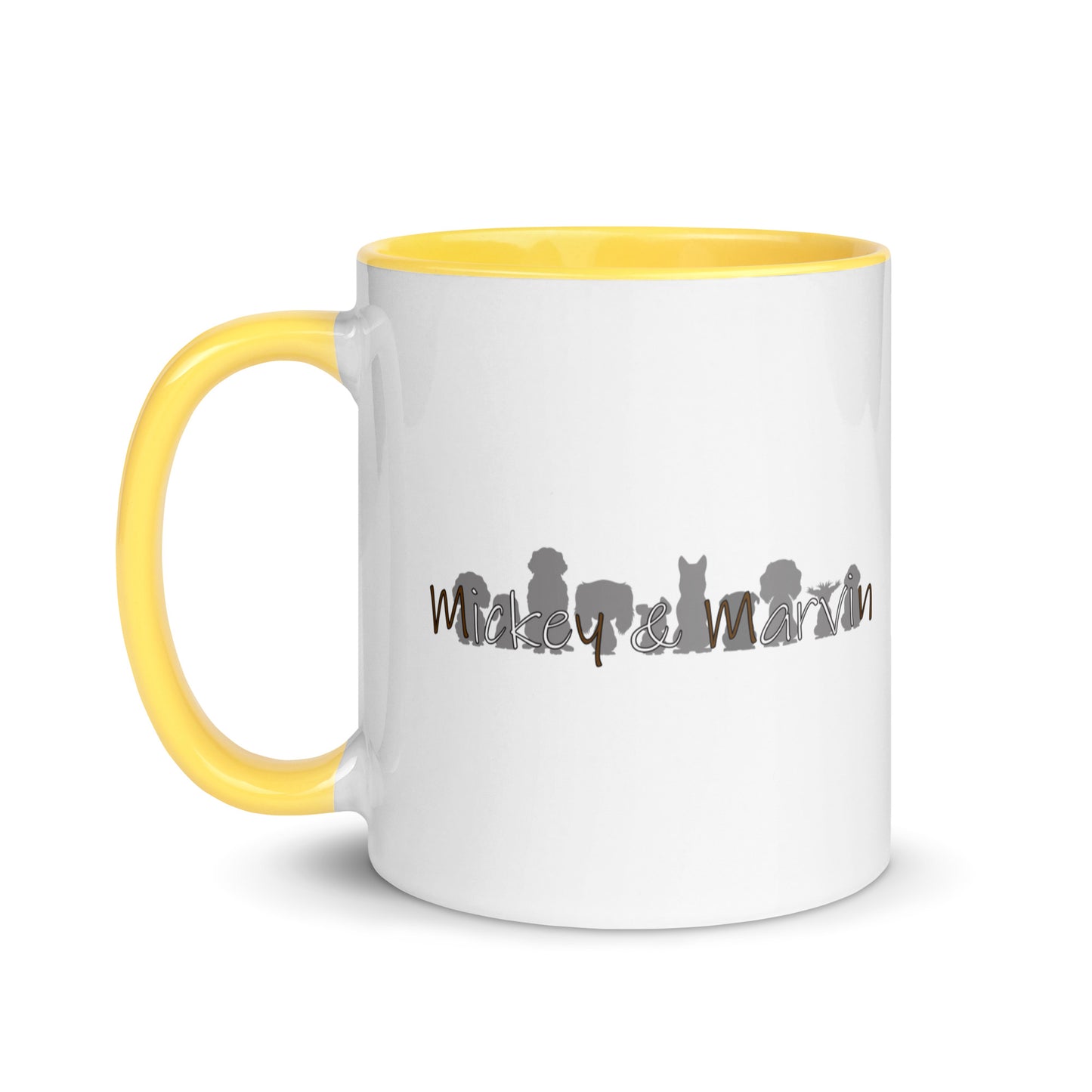 Dogs for Life Mug with Color Inside