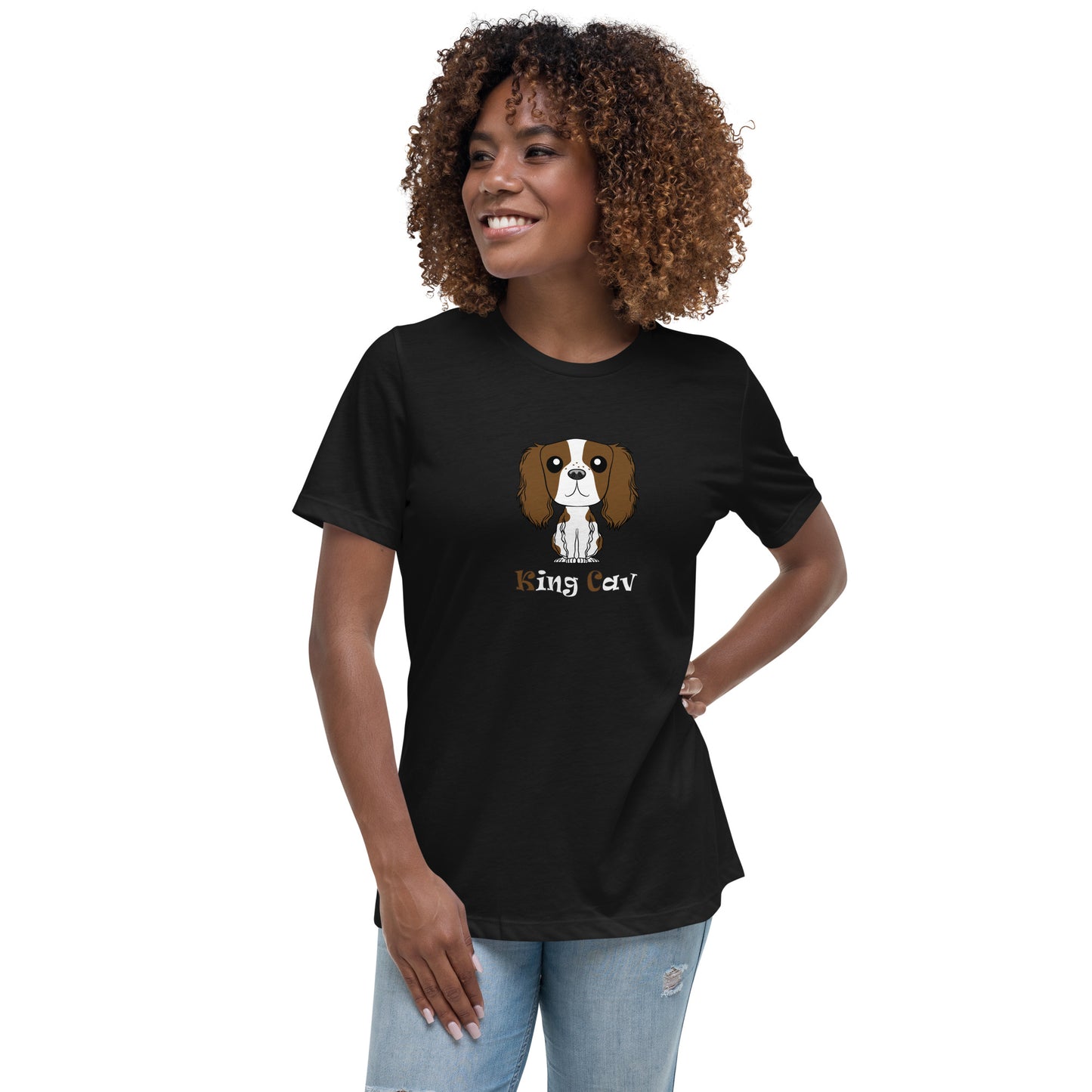 King Cav (Brown) Women's Relaxed T-Shirt