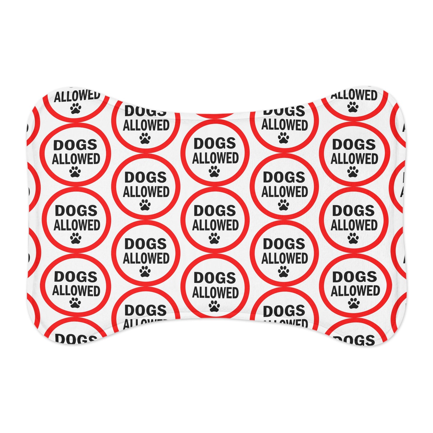 Dogs Allowed - Pet Feeding Mat