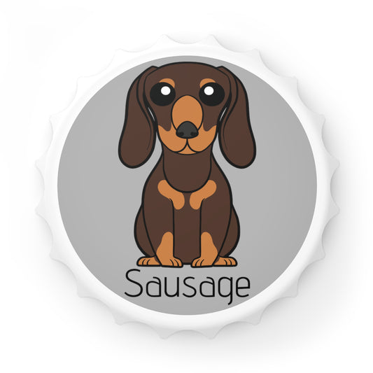 Dachshund - Fridge Magnet & Bottle Opener