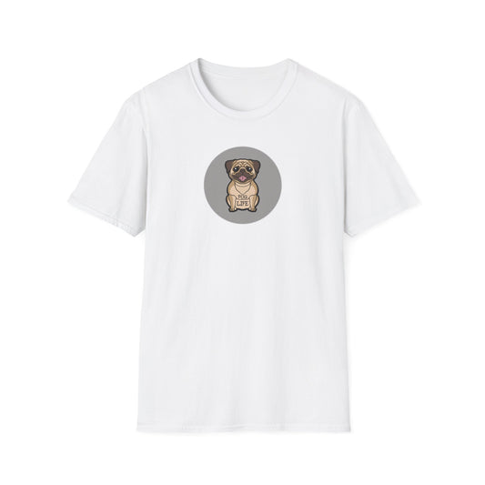 Pug Life (Grey) - Unisex Softstyle T-Shirt