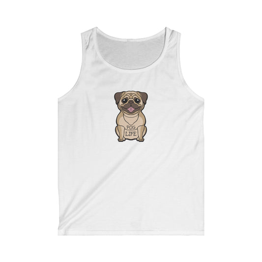 Pug Life - Men's Softstyle Tank Top