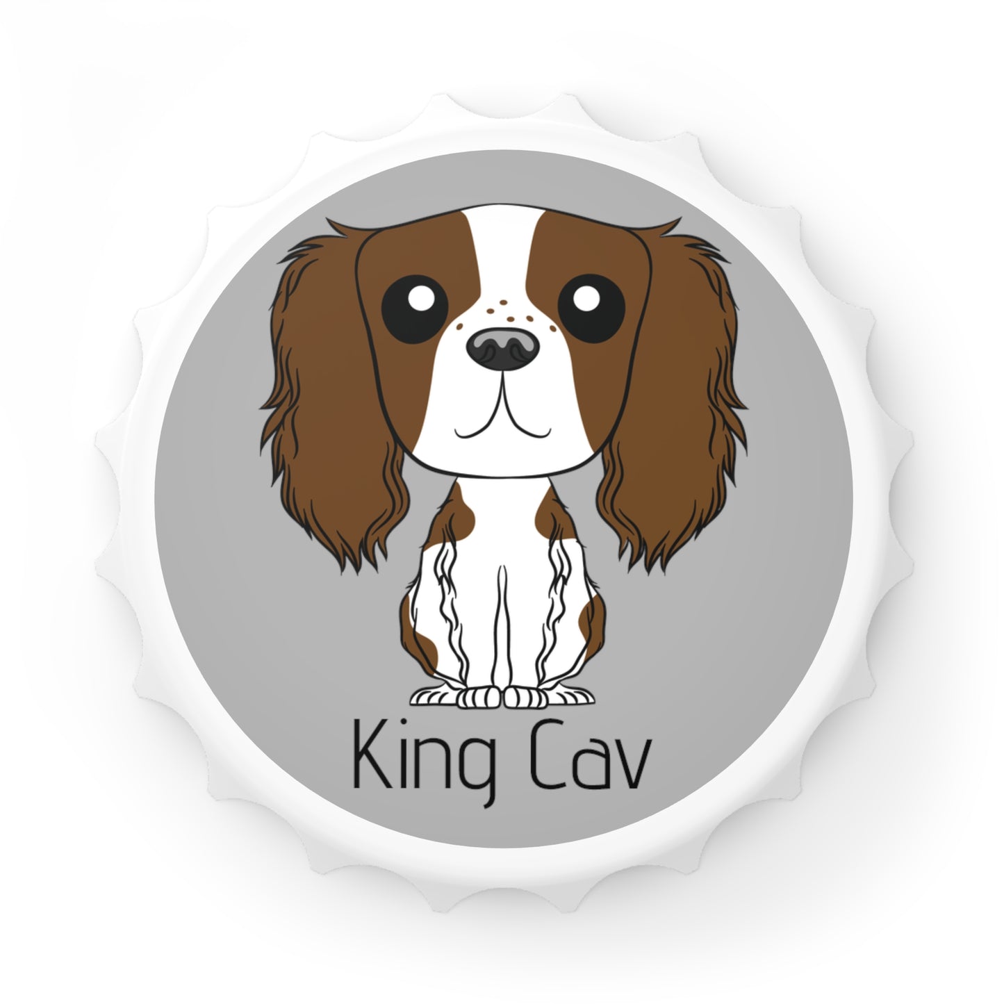 King Charles Cavalier - Fridge Magnet & Bottle Opener