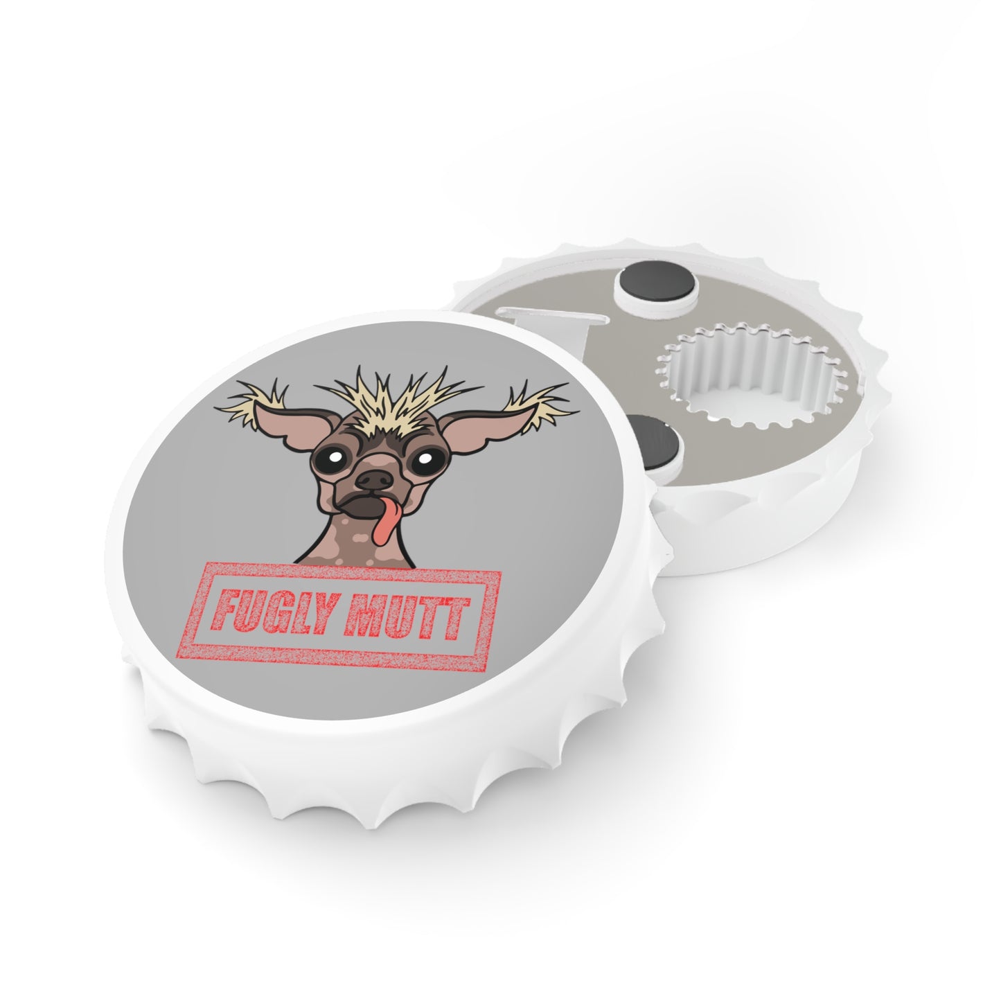 Fugly Mutt - Fridge Magnet & Bottle Opener