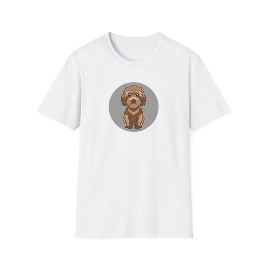 Cockerpoo (Grey) - Unisex Softstyle T-Shirt