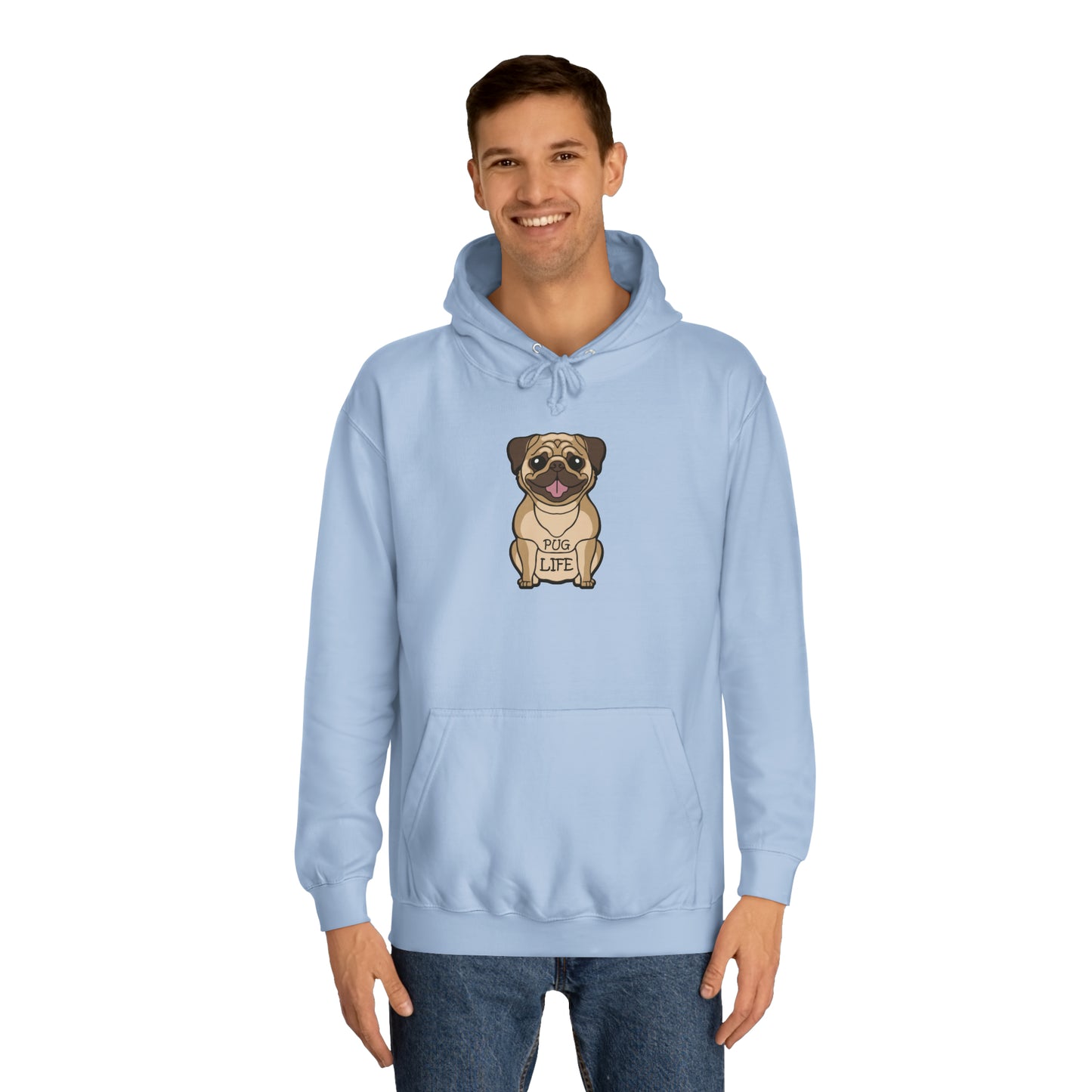 Pug Life - Unisex College Hoodie