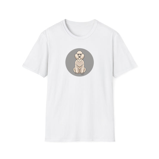 Poodle (Grey) - Unisex Softstyle T-Shirt